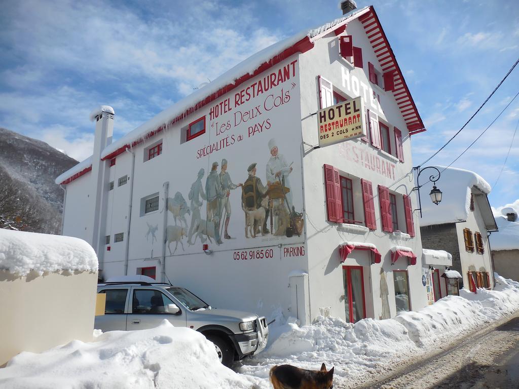 Hotel Les Deux Cols Sainte-Marie-de-Campan Eksteriør bilde